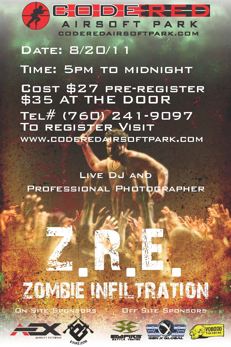 Z.R.E Zombie Infiltration 8/20/2011